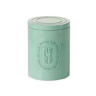 Cement Relief Cylindrical Home Decor