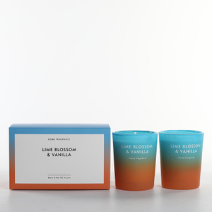 As Simple As Color Collection Lime Blossom & Vanilla 70g*2 Scented Candle