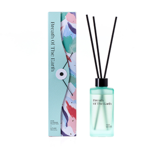 The Fantasy Collection Reed Diffuser Green Breath of The Earth Green Glass Jar Diffuser 120/180ml