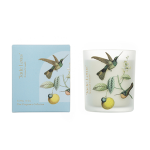 The Morning Garden Collection Scented Candle Blue Jade Lotus Blue Glass Jar 150g/250g/290g 