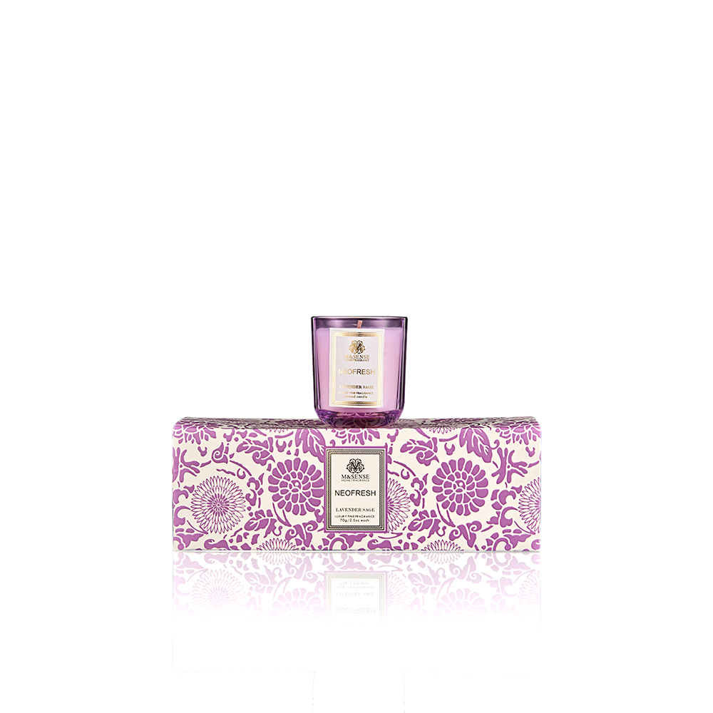 Neo Fresh Collection Lavender Sage 70g*3pcs Scented Candle