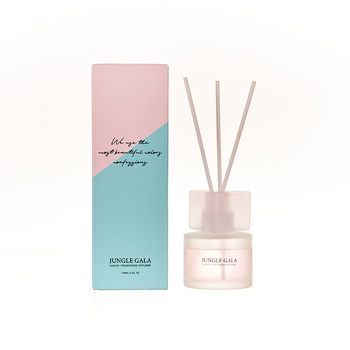 The Romance Collection Reed Diffuser Pink Jungle Gala Pink Glass Jar Diffuser 100/200ml