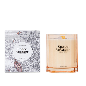 WOODWICK IS ON Collection Scented Candle Space Voyager Orange Glass Jar 300g